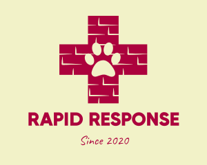 Red Emergency Pet Clinic logo