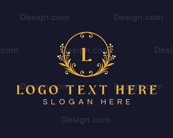 Elegant Floral Boutique Logo