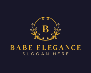 Elegant Floral Boutique logo design