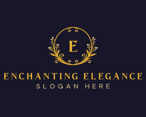 Elegant Floral Boutique logo design