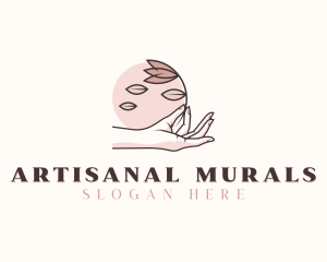 Hand Wellness Spa logo design