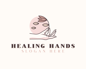 Hand Wellness Spa logo design