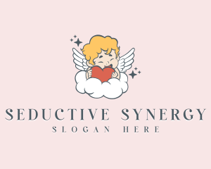 Dating Cupid Valentine logo design