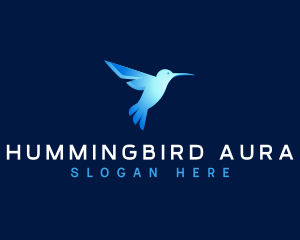 Avian Hummingbird Wildlife logo