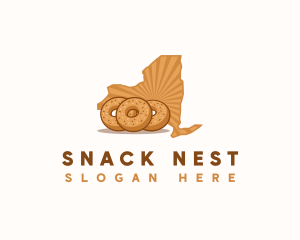 New York Bagel Bread logo design