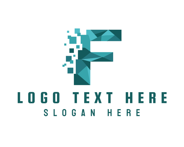 Letter F logo example 1