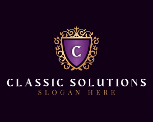 Luxury Shield Classic Premium logo design