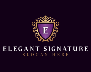 Luxury Shield Classic Premium logo design