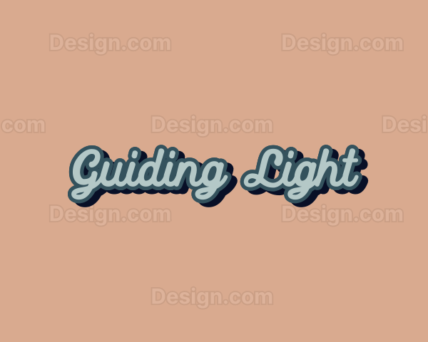 Retro Cursive Company Logo