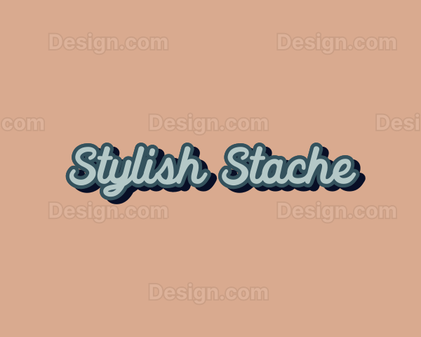 Retro Cursive Company Logo