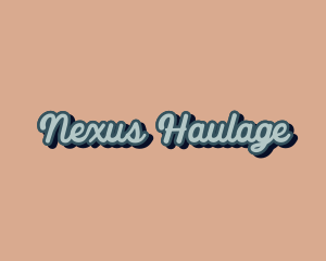 Retro Cursive Company logo design