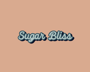 Retro Cursive Company logo design