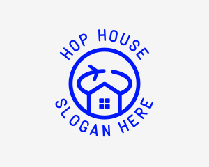 Courier House Delivery logo design