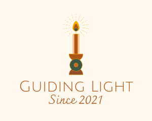 Spiritual Candle Decor  logo design