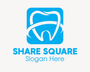 Molar Tooth Square logo design