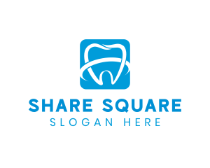 Molar Tooth Square logo design