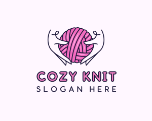 Crochet Hand Yarn logo design