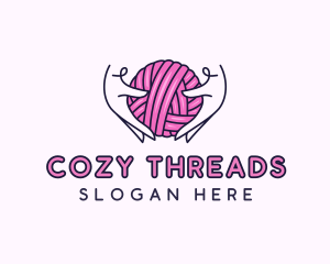 Crochet Hand Yarn logo design