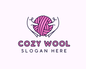 Crochet Hand Yarn logo design