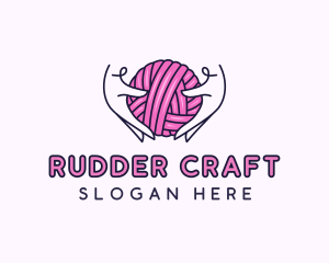 Crochet Hand Yarn logo design