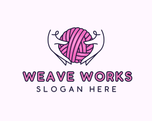 Crochet Hand Yarn logo design