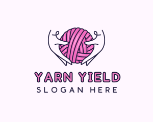 Crochet Hand Yarn logo design