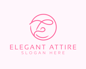 Elegant Salon Letter E logo design