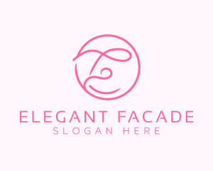 Elegant Salon Letter E logo design