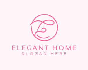 Elegant Salon Letter E logo design