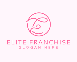 Elegant Salon Letter E logo design