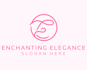 Elegant Salon Letter E logo design