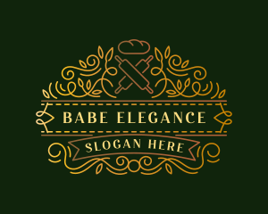 Bread Elegant Bakery logo design