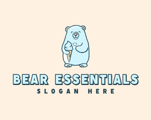 Bear Yogurt Creamery logo design