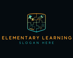 School Learning Academy logo design