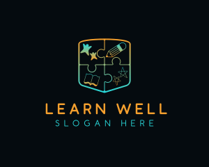 School Learning Academy logo design