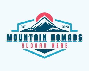 Mountain Climbing Exploration logo design