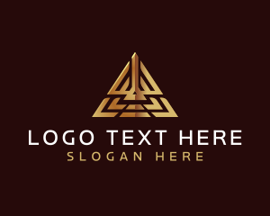 Luxury Pyramid Triangle logo