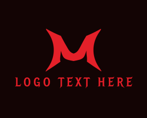 Safeguard - Scary Shield Letter M logo design