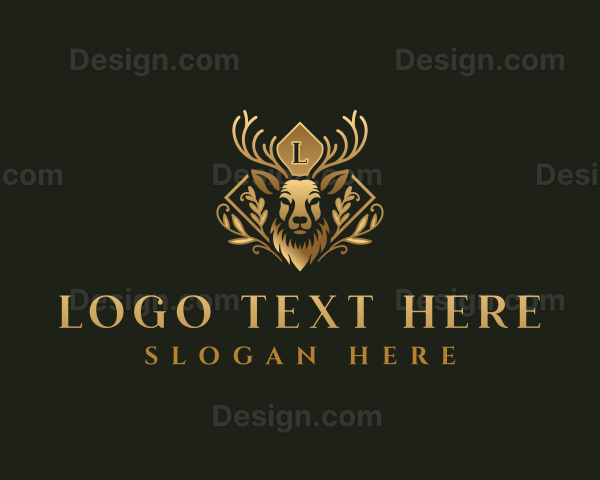 Luxury Deer Antler Logo