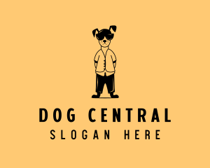 Pet Dog Grooming logo design