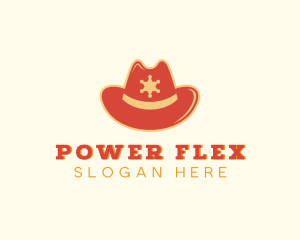 Sheriff Cowboy Hat Logo