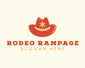 Sheriff Cowboy Hat logo design