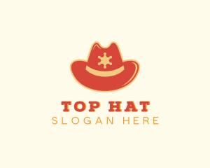 Sheriff Cowboy Hat logo design