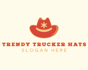 Sheriff Cowboy Hat logo design