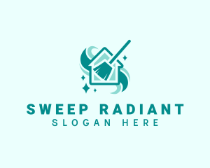 Broom Sweep House Cleaning logo