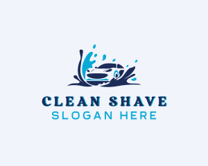 Vehicle Car Cleaning logo design