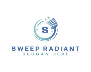 Broom Sweep Cleaning logo