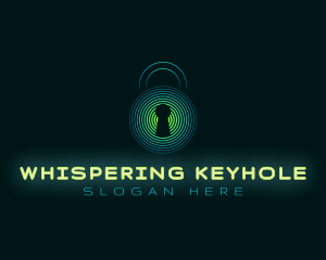 Padlock Security Technology logo design