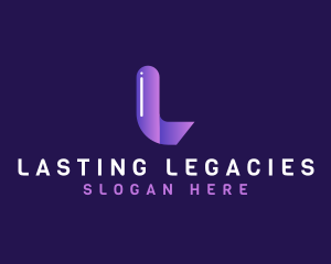 Modern Letter L Company logo design