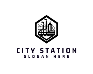 City Factory Construction logo design